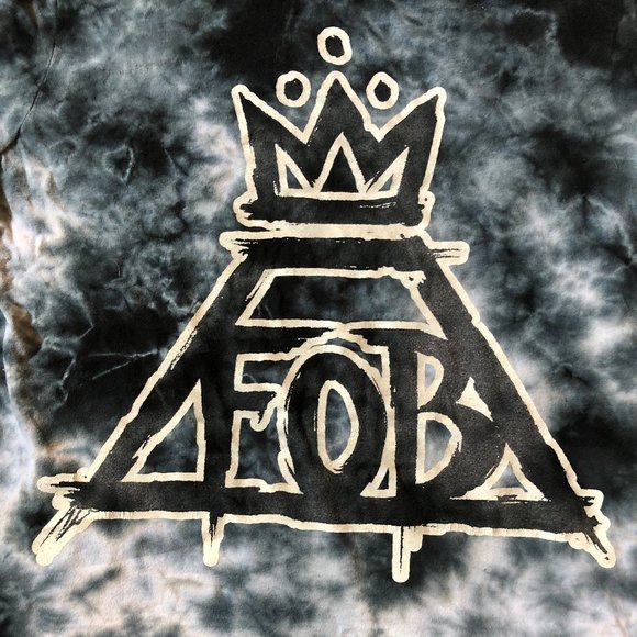 Tie Dye Fall Out Boy Oversized Band Tee - Picture 2 of 9